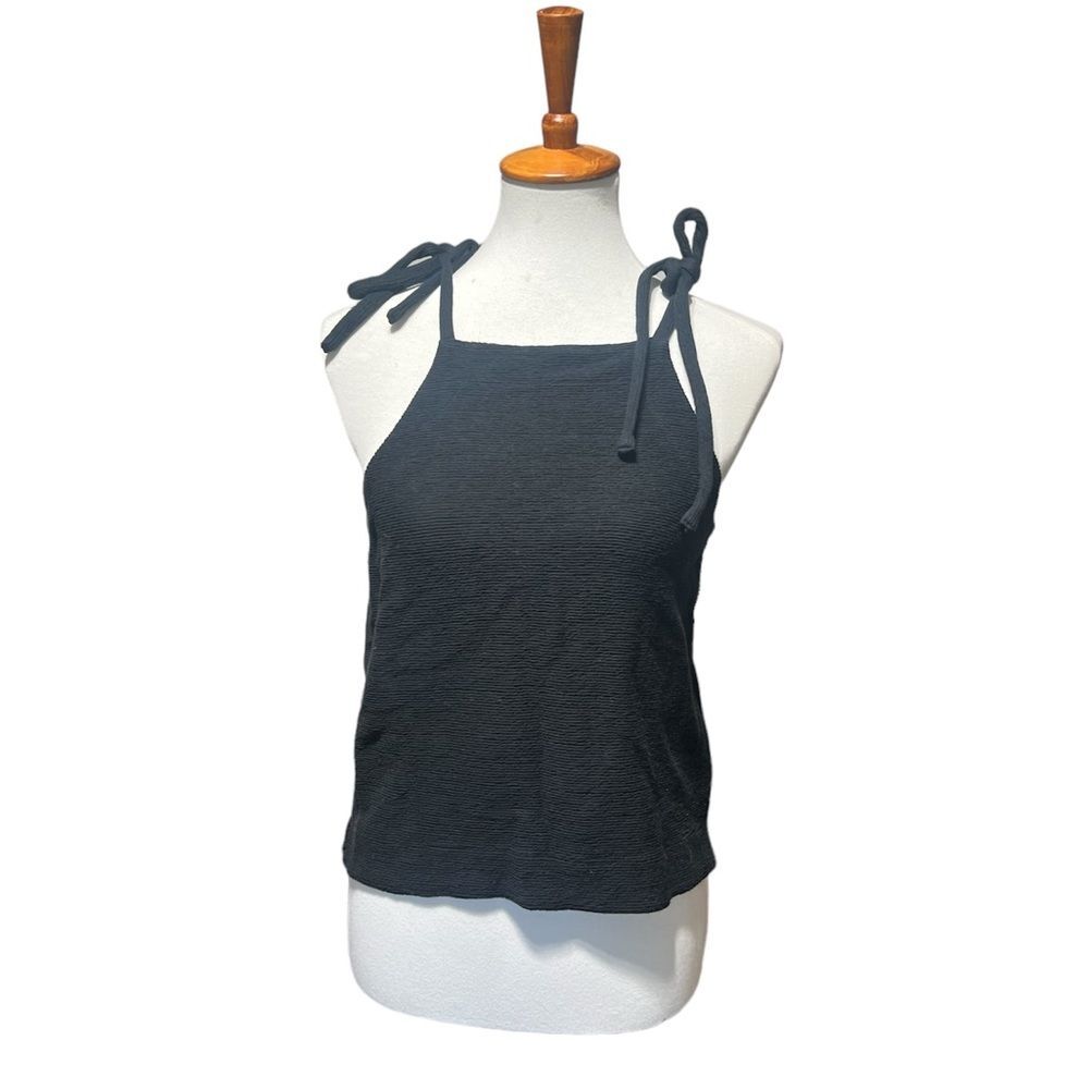 Madewell tank top ribbed black size medium